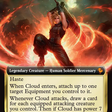 Cloud, Ex-SOLDIER (Extended Art) [Commander: FINAL FANTASY] Foil