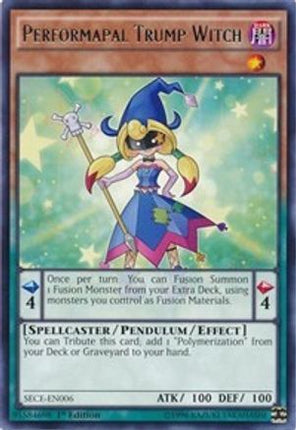 Performapal Trump Witch (Rare) [SECE-EN006] 1st Edition