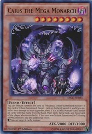 Caius the Mega Monarch (Ultra Rare) [SECE-EN035] 1st Edition