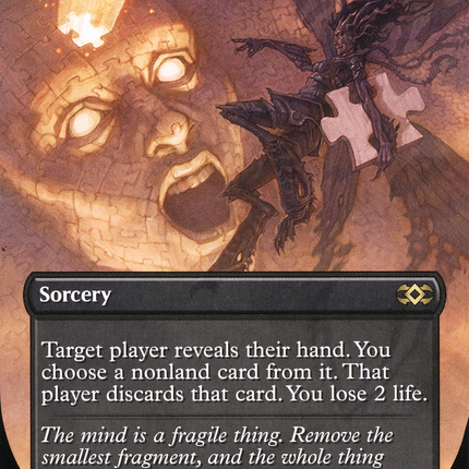 Thoughtseize (Borderless) [Double Masters]