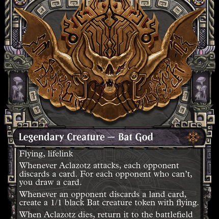 Aclazotz, Deepest Betrayal // Temple of the Dead (Showcase) [The Lost Caverns of Ixalan]
