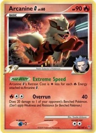 Arcanine G - 15/147 [Deck Exclusives] Holofoil