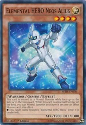 Elemental HERO Neos Alius (Common / Short Print) [SDHS-EN008] Structure Deck: HERO Strike Unlimited