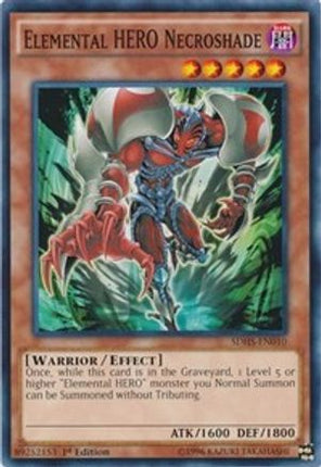Elemental HERO Necroshade (Common / Short Print) [SDHS-EN010] Structure Deck: HERO Strike Unlimited