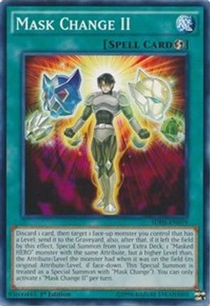 Mask Change II (Common / Short Print) [SDHS-EN019] Structure Deck: HERO Strike 1st Edition