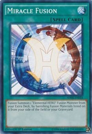 Miracle Fusion (Common / Short Print) [SDHS-EN024] Structure Deck: HERO Strike 1st Edition