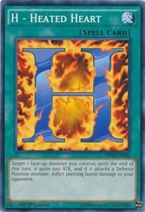 H - Heated Heart (Common / Short Print) [SDHS-EN028] Structure Deck: HERO Strike 1st Edition