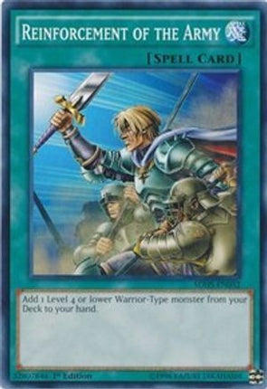 Reinforcement of the Army (Common / Short Print) [SDHS-EN032] Structure Deck: HERO Strike Unlimited