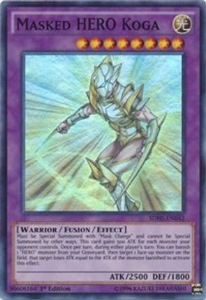 Masked HERO Koga (Super Rare) [SDHS-EN042] Structure Deck: HERO Strike 1st Edition