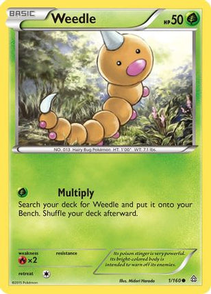 Weedle - 1/106 [XY - Primal Clash]