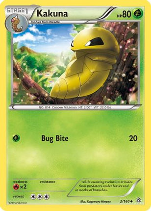 Kakuna - 2/106 [XY - Primal Clash] Reverse Holofoil