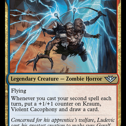 Kraum, Violent Cacophony [Outlaws of Thunder Junction] Foil