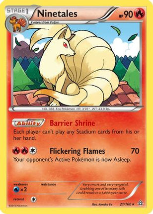 Ninetales - 21/106 [XY - Primal Clash]