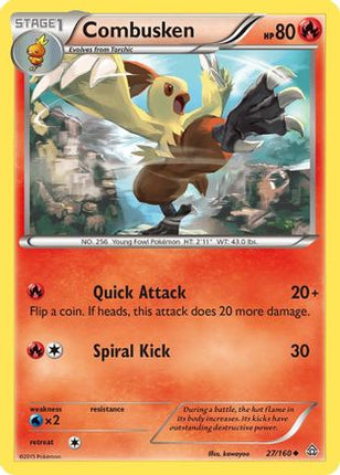 Combusken - 27/106 [XY - Primal Clash] Reverse Holofoil