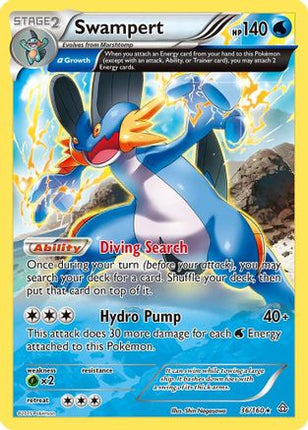Swampert (Alpha) - 36/106 [XY - Primal Clash] Reverse Holofoil