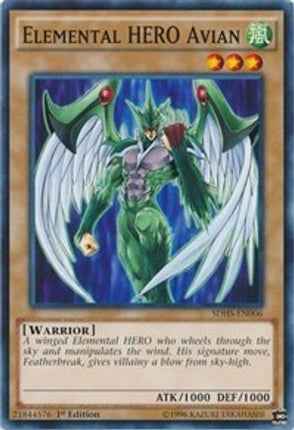 Elemental HERO Avian (Common / Short Print) [SDHS-EN006] Structure Deck: HERO Strike Unlimited