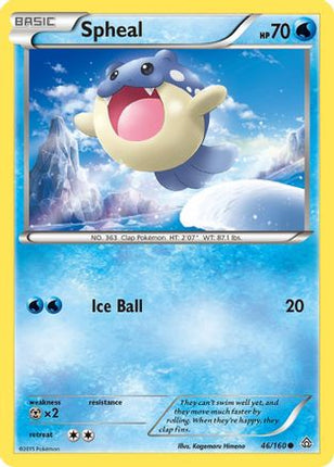 Spheal (46) - 46/106 [XY - Primal Clash]