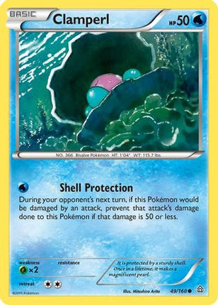 Clamperl - 49/106 [XY - Primal Clash]