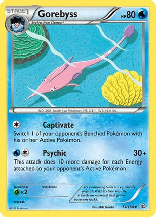 Gorebyss - 51/106 [XY - Primal Clash] Reverse Holofoil