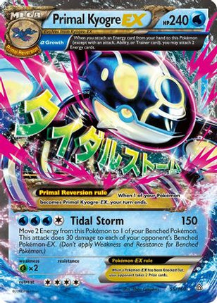 Primal Kyogre EX (Alpha) - 55/106 [XY - Primal Clash] Holofoil