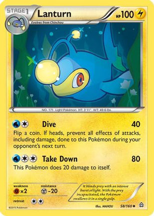 Lanturn - 58/106 [XY - Primal Clash]