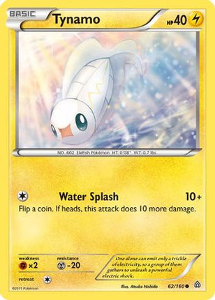 Tynamo - 62/106 [XY - Primal Clash] Reverse Holofoil