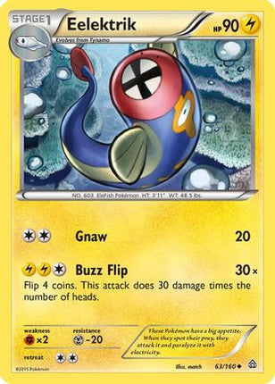 Eelektrik - 63/106 [XY - Primal Clash] Reverse Holofoil