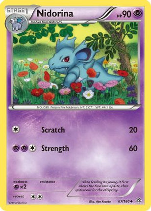 Nidorina - 67/106 [XY - Primal Clash] Reverse Holofoil