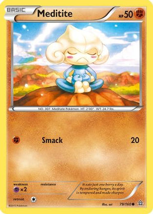 Meditite - 79/106 [XY - Primal Clash] Reverse Holofoil
