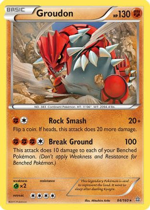 Groudon - 84/106 [XY - Primal Clash] Reverse Holofoil