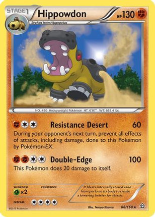 Hippowdon - 88/106 [XY - Primal Clash] Reverse Holofoil