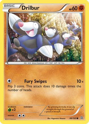 Drilbur - 89/106 [XY - Primal Clash] Reverse Holofoil
