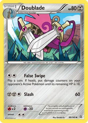 Doublade - 99/106 [XY - Primal Clash] Reverse Holofoil