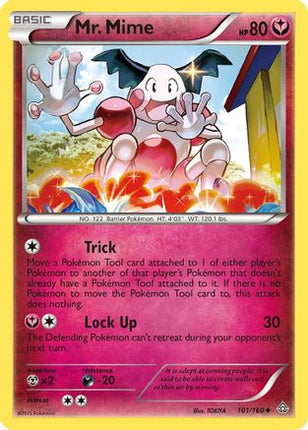 Mr. Mime - 101/106 [XY - Primal Clash] Reverse Holofoil