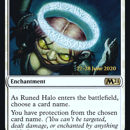 Runed Halo [Core Set 2021 Promos] Prerelease Foil