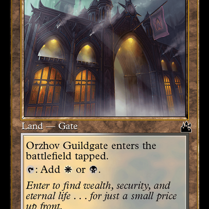 Orzhov Guildgate (Retro) [Ravnica Remastered]