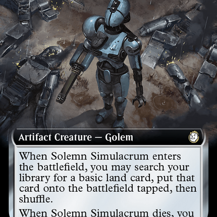 Solemn Simulacrum (Extended Art) [Fallout] Surge Foil