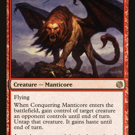 Conquering Manticore [Duel Decks: Heroes vs. Monsters]