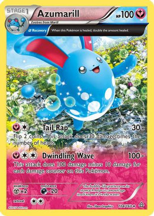 Azumarill (Alpha) - 104/106 [XY - Primal Clash] Reverse Holofoil