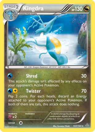 Kingdra - 107/106 [XY - Primal Clash] Reverse Holofoil