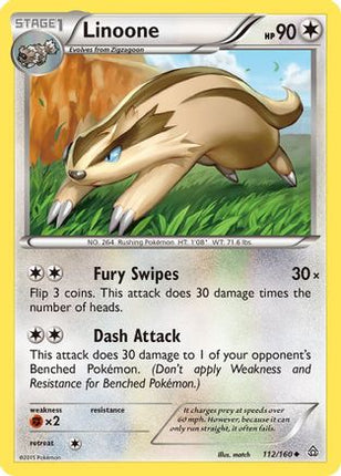 Linoone - 112/106 [XY - Primal Clash]