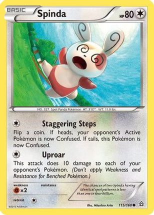 Spinda - 115/106 [XY - Primal Clash] Reverse Holofoil