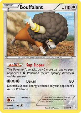 Bouffalant - 119/106 [XY - Primal Clash] Reverse Holofoil