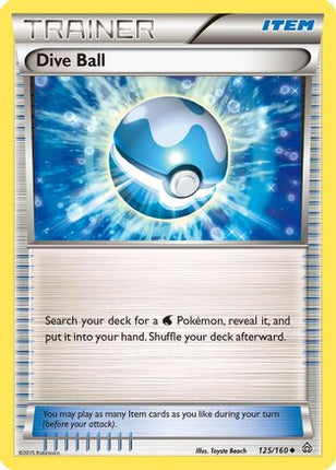 Dive Ball - 125/106 [XY - Primal Clash] Reverse Holofoil
