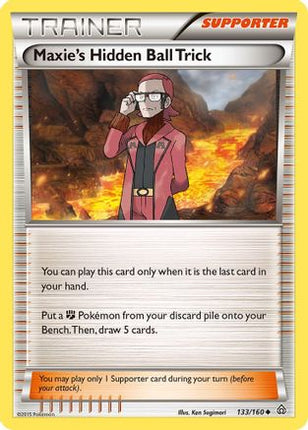 Maxie's Hidden Ball Trick - 133/106 [XY - Primal Clash] Reverse Holofoil