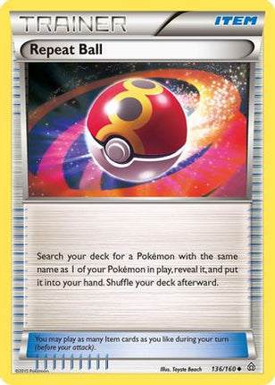 Repeat Ball - 136/106 [XY - Primal Clash] Reverse Holofoil