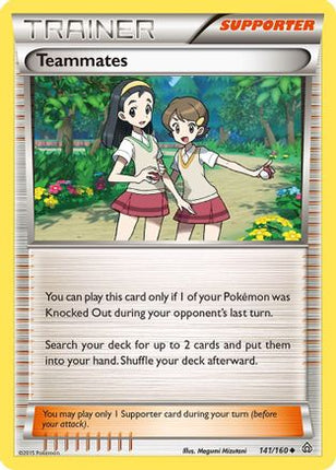 Teammates - 141/106 [XY - Primal Clash] Reverse Holofoil