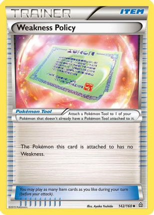 Weakness Policy - 142/106 [XY - Primal Clash] Reverse Holofoil