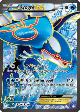 Kyogre EX (148 Full Art) - 148/106 [XY - Primal Clash] Holofoil