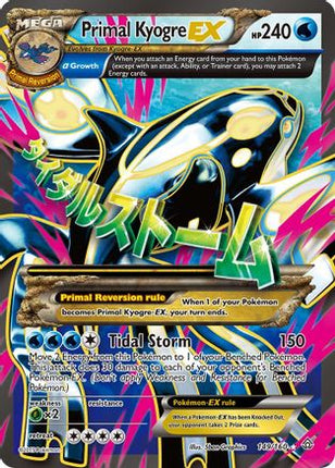 Primal Kyogre EX (Alpha - 149 Full Art) - 149/106 [XY - Primal Clash] Holofoil